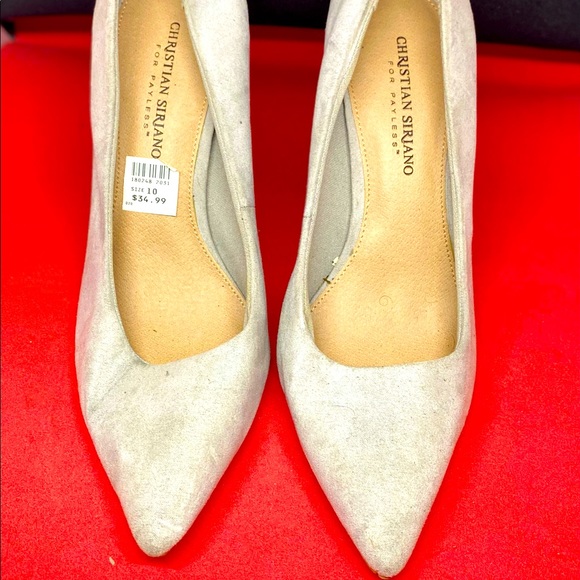 Christian Siriano Gray Pumps - Picture 4 of 5